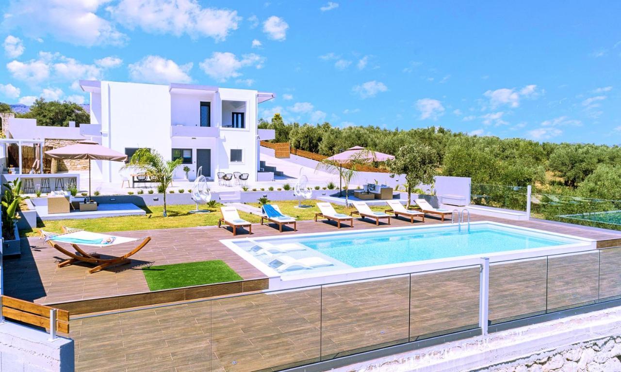 Stavento Luxury Villa Private Pool Georgioupoli Buitenkant foto